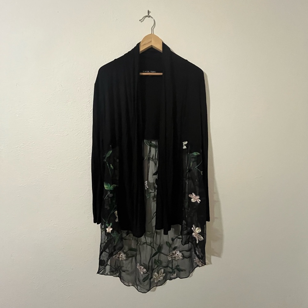 Kim & Cami jersey knit sweater small